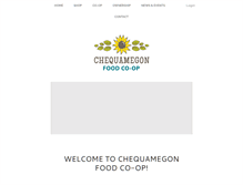 Tablet Screenshot of chequamegonfoodcoop.com